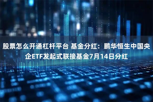 股票怎么开通杠杆平台 基金分红：鹏华恒生中国央企ETF发起式联接基金7月14日分红