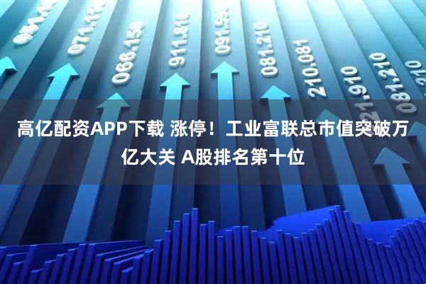 高亿配资APP下载 涨停！工业富联总市值突破万亿大关 A股排名第十位